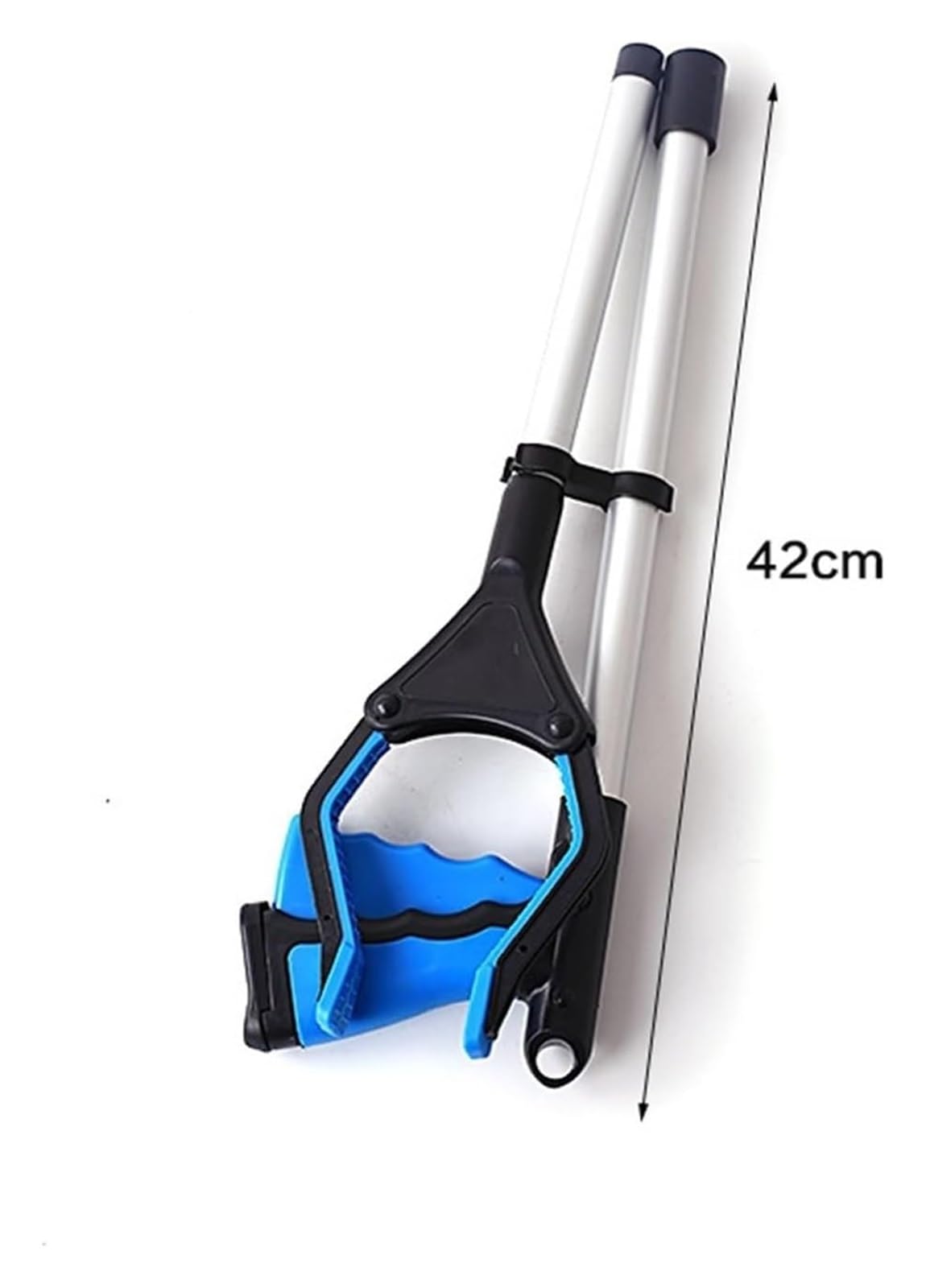 Pinza Recoge Objetos, Herramienta de Agarre, Palo de Recogida portátil de Acero con Agarre Fuerte for estantes de Tiendas(Light Red)