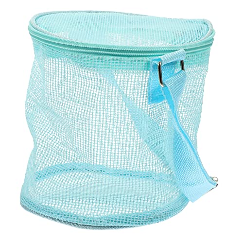 FOMIYES Beach Toy Bag Mesh Shell Storage Bag for Boys and Girls Large Capacity Lightweight for Beach Camping Travel Boys and Girls