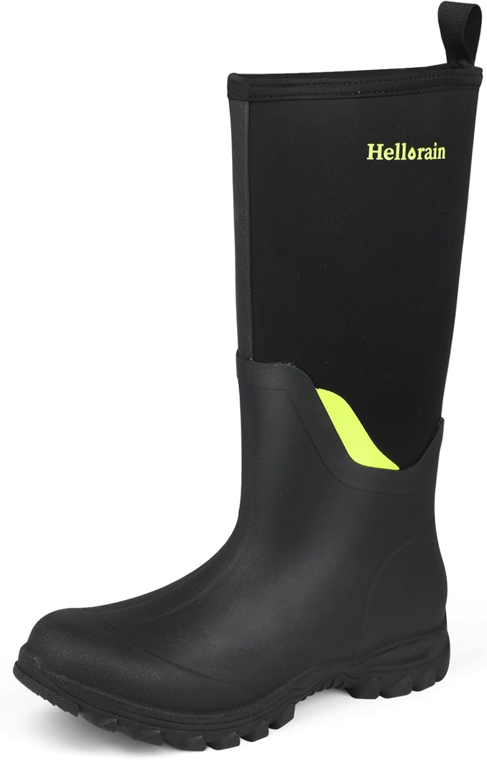 Hellorain Neoprene Rubber Waterproof Outdoor Rainboots Professional Non-slip Lightweight Breathable Women's Rain Shoes Suitable for Farms, Fish Ponds, Gardens