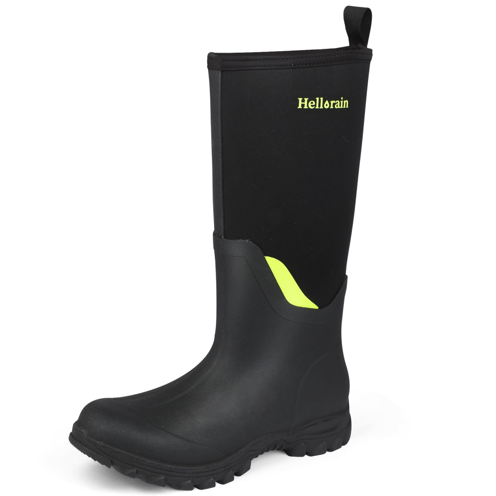 Hellorain Neoprene Rubber Waterproof Outdoor Rainboots Professional Non-slip Lightweight Breathable Women's Rain Shoes Suitable for Farms, Fish Ponds,