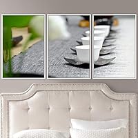 3 Piece Framed Canvas Wall Art Tea Canvas Prints Home Artwork Decoration for Living Room,Bedroom - 16