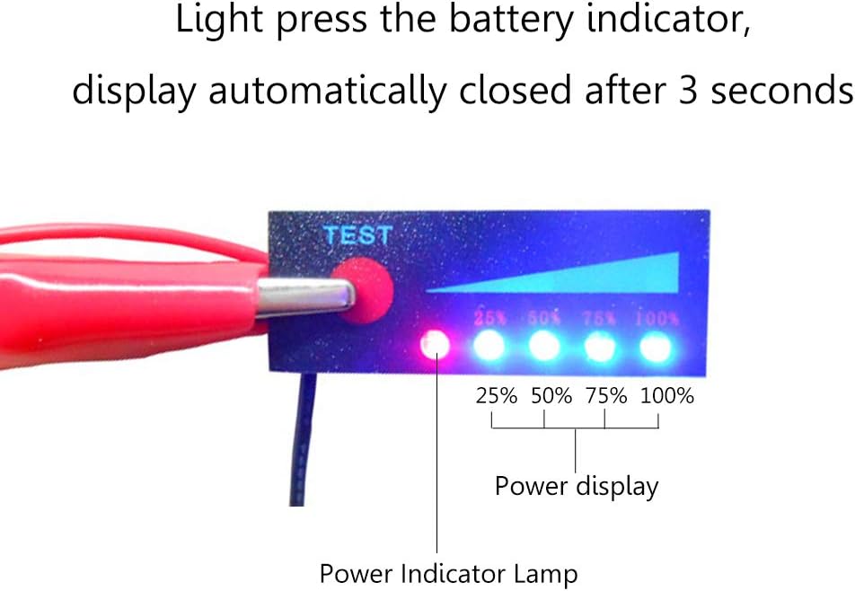 Battery Tester LCD Display Meter Battery Capacity Tester Percentage Display Panel 1S 2S 3S 4S 12V