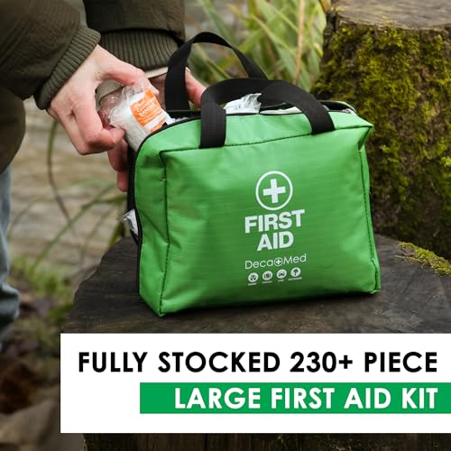 230+ Piece Premium First Aid Kit with Carry Bag | Safety Essentials for Home, Office, Car, Caravan, Travel, and Camping | Includes Cold Pack, Emergency Blanket, Bandages, Plasters & More - Image 5
