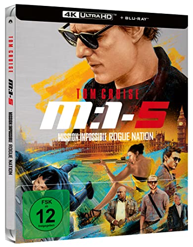 Mission: Impossible - Rogue Nation - Limited Steelbook [4K Ultra HD] + [2 Blu-rays]