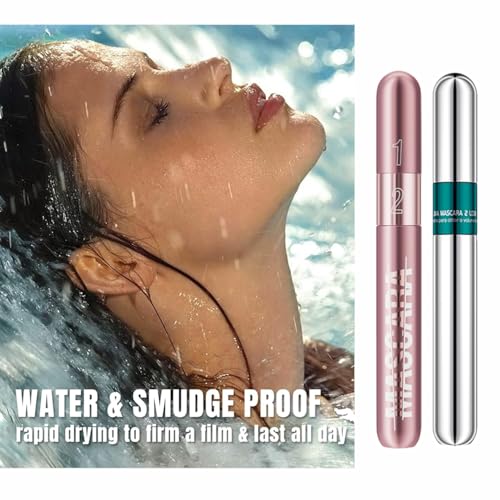 GHFCZOO Dual-Brush Lengthening & Volumizing Mascara (Pack of 2) - Waterproof Black — view 9