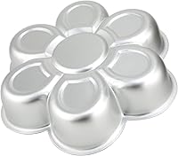 Vista 1 de Molde de aluminio de la torta de la forma de la flor 3D de la torta del fondant de la torta que decora el cumpleaños de los moldes