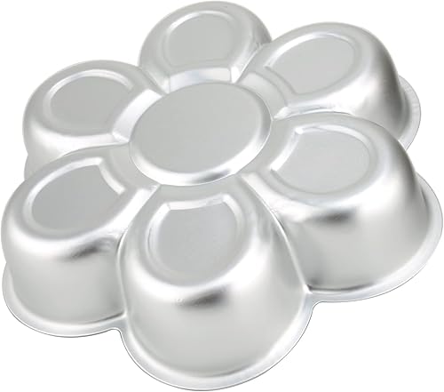 Molde de aluminio de la torta de la forma de la flor 3D de la torta del fondant de la torta que decora el cumpleaños de los moldes de las