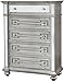 Furniture of America Salamanca Drawer Chest, Silver