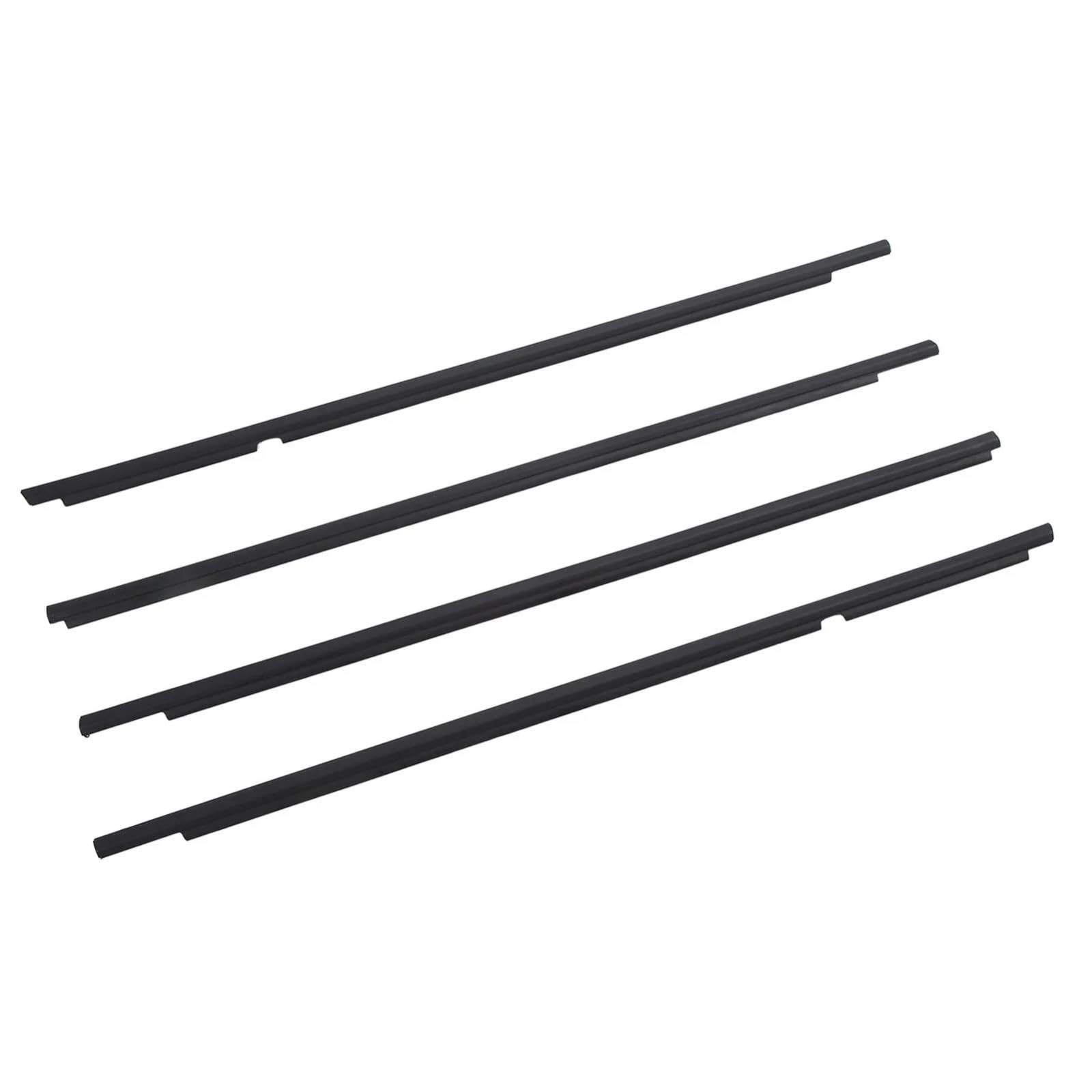 ZCPOPKNHNZ 7573012300 4PCS Car Door Window Weatherstrip Seal Outside Molding for Toyota for Corolla 2009-2012