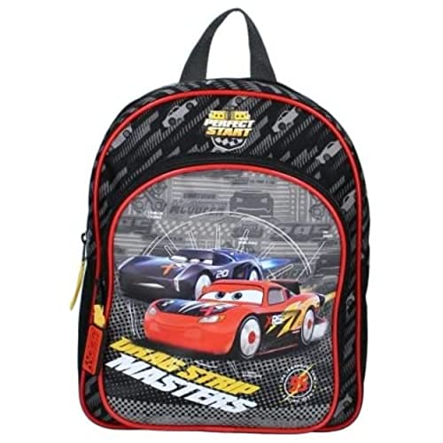 mybagstory - Rugzak – Cars – Zwart – Kinderen – School – Primair – Kleuterschool – Schooltas Unisex – Maat 30 cm – Verstelbare bandjes - Image 3