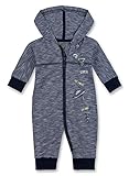  Sanetta Baby-Jungen 114079 Strampler, Blau (Deep Blue 5993), 56