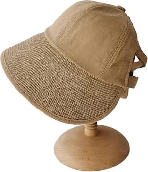 HBJWOV Can Tie A High Ponytail, Fishermans Hat, Womens Casual Sunshade Hat, Cycling HatBlack
