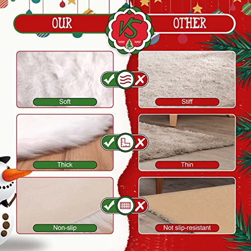 Christmas-Tree-SkirtLefree-36-inches-White-Christmas-Tree-Skirt-with-Non-SlipFaux-Fur-White-Tree-Skirt-for-Christmas-Tree-Decoration-and-Christmas-Party Christmas Tree SkirtLefree 36 inches White Christmas Tree Skirt with Non SlipFaux Fur White Tree Skirt for Christmas Tree Decoration and Christmas Party