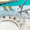 Heather's cf Silver Sea Charms – Antique Pendants, Non-Tarnish, Lead-Free & Nickel-Free, Bulk Ocean Animal Charm for DIY Jewelry, Bracelets, Necklaces, Earrings, Beach Craft Supplies (Dolphin, 80pcs) #2