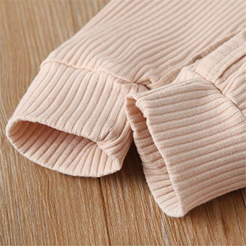 Itfabs Newborn Baby Boy Girl Camo Clothes Fleeces One Piece Rompers Footies Pjs Pajamas Winter Warm Clothes (Beige Baby Romper, 0-3 Months) #TOP5