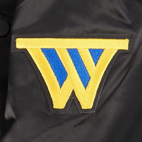 Chaqueta de satén de corte bomber Pro Standard NBA Classic negra para niños 5