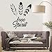 Feather Free Spirit Stile Etnico Decalcomania Da Parete In Vinile Home Decor Art Murale Soggiorno Rimovibile Wall Sticker58X74Cm