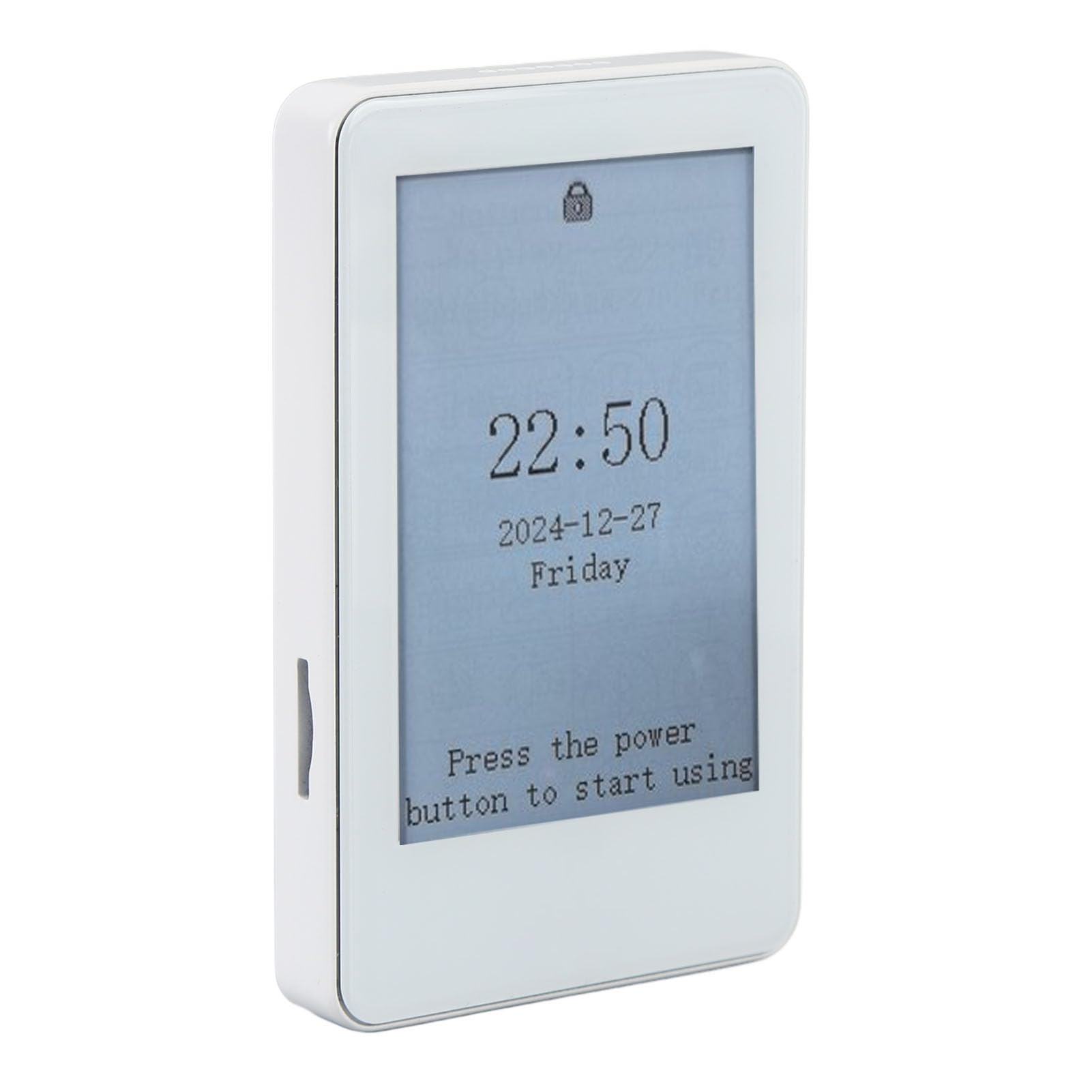 Ebook Reader, Eye Friendly E Reader con Schermo da 2,7 "touchscreen, Supporta il Lettore MP3, Retroilluminazione, Calcolatore di Allarme del Calendario, Ideale per la Lettura E la Musica