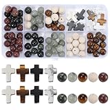 Regali perfetti:il set di perline incrociate può essere trasformato in braccialetti, collane, orecchini, Portachiavi, e possono essere usati come regali per Pasqua, Natale, parti, incontri, eventi, e occasioni commemorative, condividere buona fortuna e benedizioni