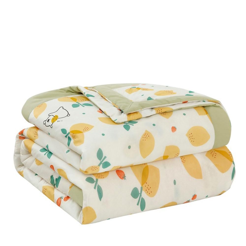 Primaverile Estivo Trapuntato Copriletto Trapuntino Cotone Per Letto Per Singolo/ Matrimoniale/Una Piazza E Mezza 200*230/180*200cm Morbida Coperta Leggera Estiva，Morbido E Confortevole(B,200*230CM)
