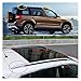 Compatible with Nissan Qashqai J11 Compatible with Rogue Sport 2014~2021 Car Luggage Black Bar Cap Rail End Shell Plasitc Cover Shell Trim(Rear left)