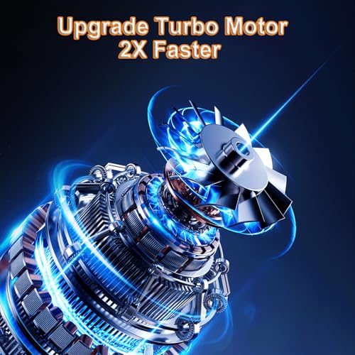 Image of Tire Inflator Portable Air Compressor, 150 PSI Auto Car Tire Air Pump for Motorcycle Bike Ball