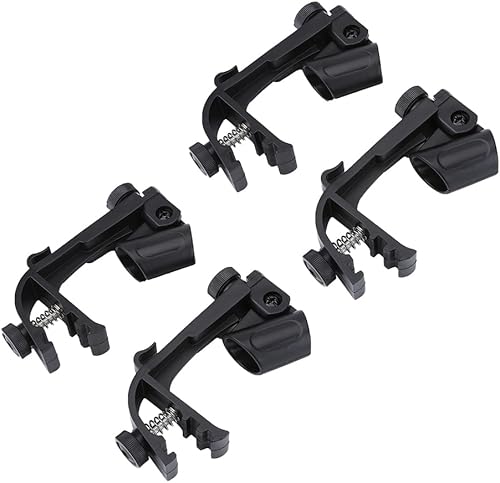 Miniatura 9 de Watris Veiyi Soporte de clip de micrófono de tambor, 4 piezas de soporte de abrazadera de montaje de micrófono de tambor ajustable, accesorios para