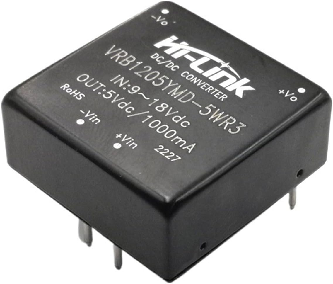 5pcs/lot VRB1205YMD-5WR3 5W 12V to 5V 1A DC DC Converter Power Supply Intelligent Module Electronics