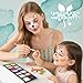 ZENTANMEI Face Painting Kit for Adults, Split Cake Face Paint Palette, Water Activated Face Paint with 4 Brushes, Safe & Quick-Dry, Perfect for Halloween Party Birthday Cosplay