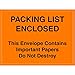 Orange Adhesive Side Loading Document Envelopes Printed with 