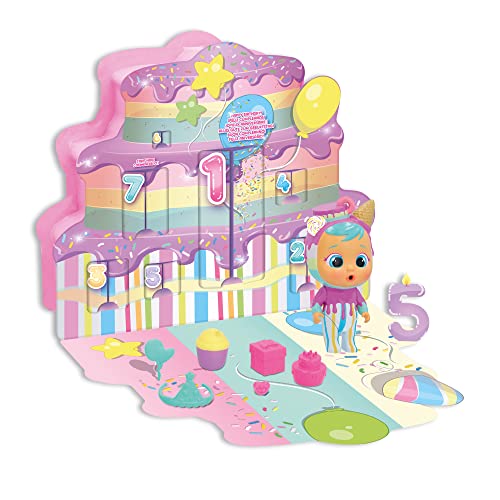 Cry Babies Magic Tears Anniversary Advent Calendar, Calendario Countdown Al Compleanno Con L'esclusiva Bambola Sweety E 6 Accessori, Giocattolo Per Bambini E Bambine +3 Anni - 3