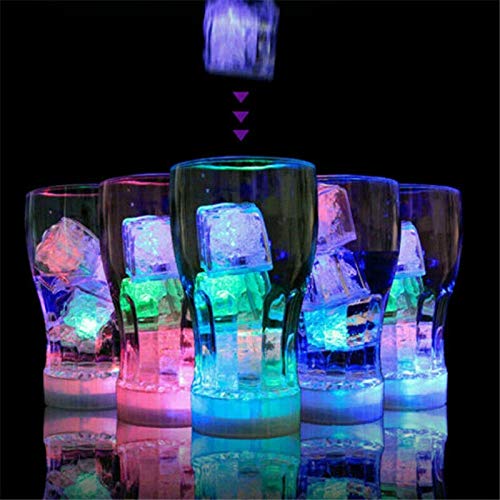 Luces LED en forma de cubo para decoración de bebidas miniatura 3