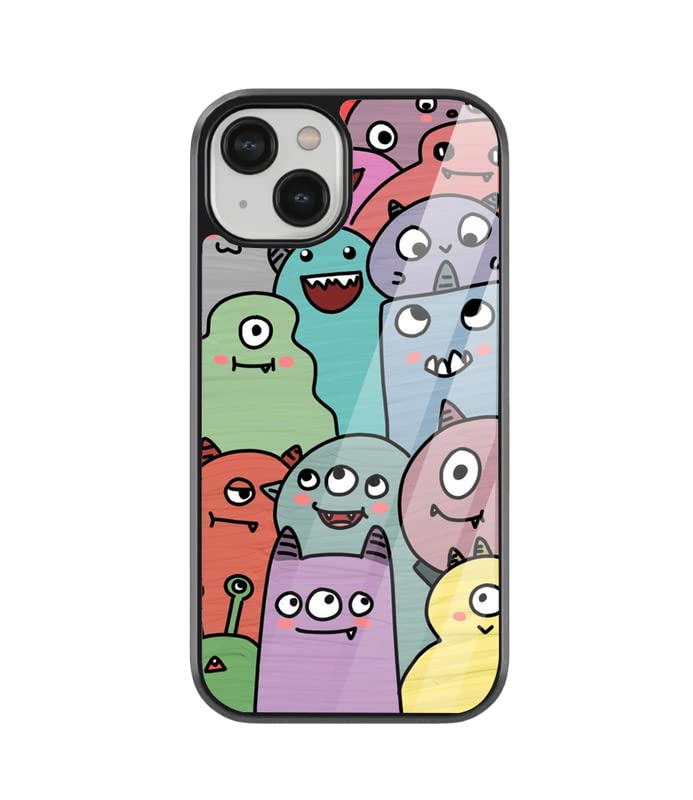 Monsters Digital Art Printed 2D Glass Finish Premium Apple iPhone 11 Pro Max Cover