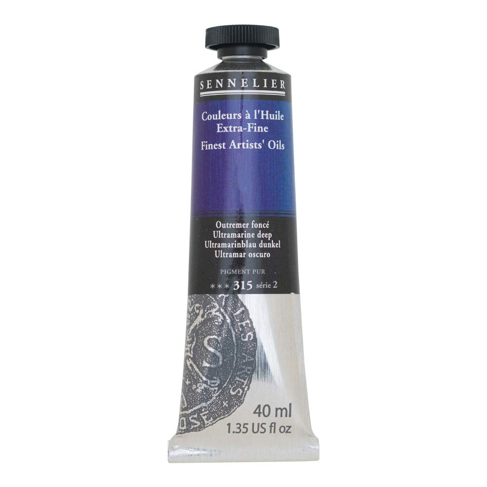 Sennelier Artist Oil Paint Safflower Oil 40ml Tube Sennelier Blue