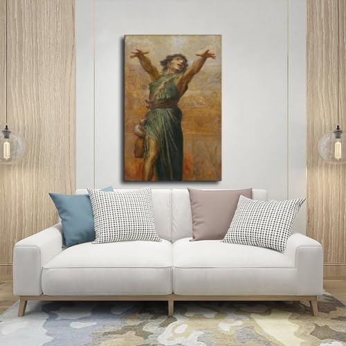 Toile Jonah par George Frederick Watts - Cadre Suspendu 20x30 cm