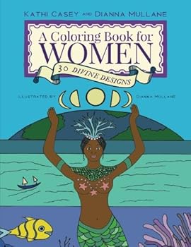 Paperback A Coloring Book For Women: 30 Divine Designs Book
