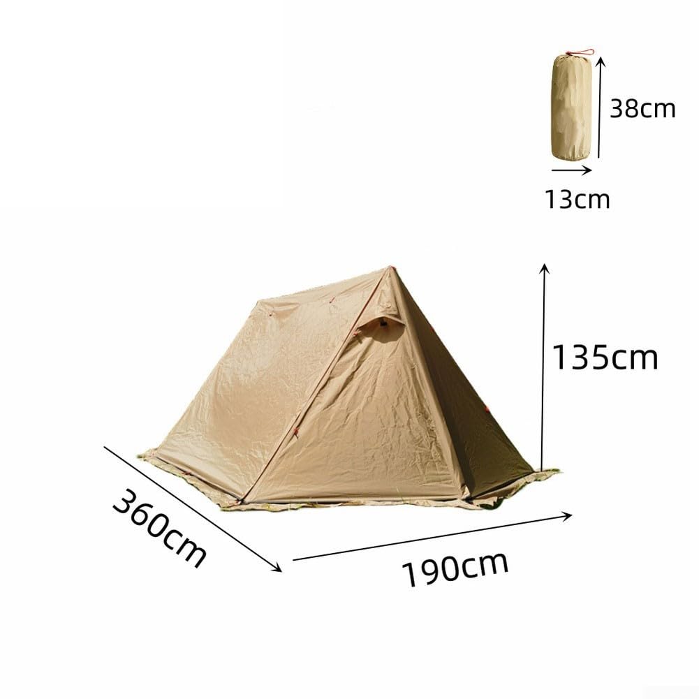 Tienda piramidal 360PRO, tienda de campaña ligera de invierno con falda de nieve, resistente al viento, impermeable, para clima frío, montaña, camping, senderismo