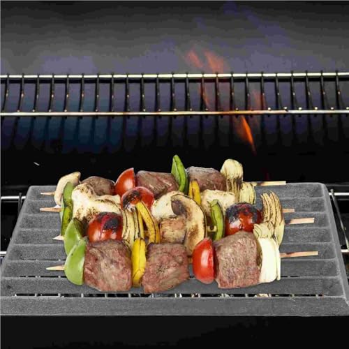 1Pc Cast Iron Rectangular Grill Rack Bbq Mesh Tabletop Stove Barbecue Net Outdoor Grilling Accessories Kitchen Dining Heat For outdoor camping and barbecue - Image 6