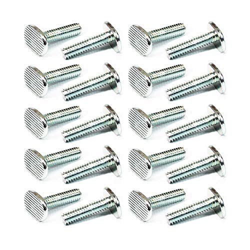 POWERTEC QTB1004 Tee Bolt 1 4-Inch-20, 1-Inch Long, 20-Pack