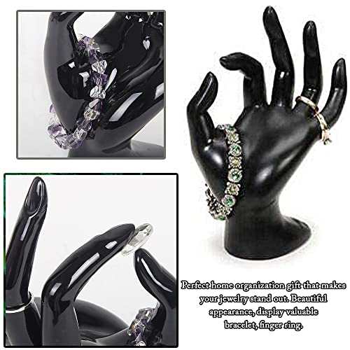 Image of SYGA Ring Holder Hand Shape Plastic Jwellery Stand