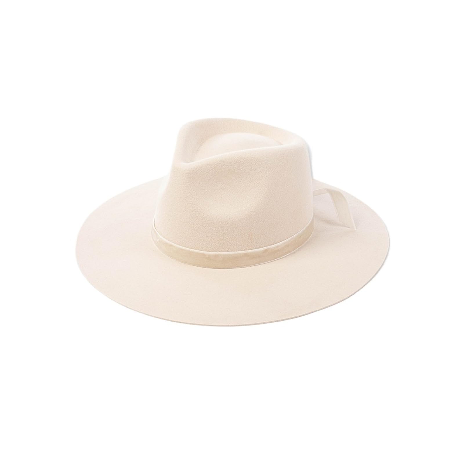 Fedora Uomo Cappello Fedora in Lana Elegante Autunno Inverno Cappello in Feltro Jazz con Corona e Fiocco in Nastro di Velluto