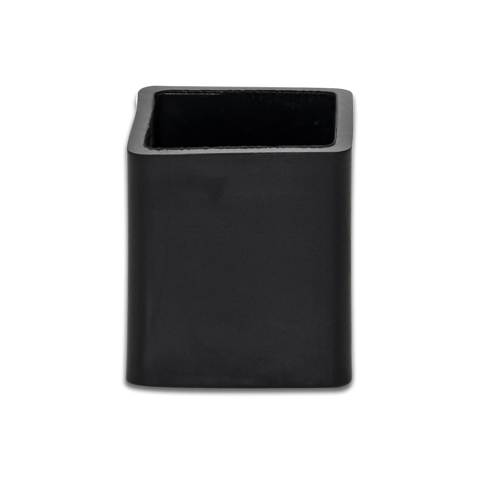 Flyshop Furniture Table Covers Chair Leg Caps Floor Protectors Non-Marking PVC, Square Legs, 4 Pack, Black, 19 x 19 mm, 3/4" x 3/4" — image 1