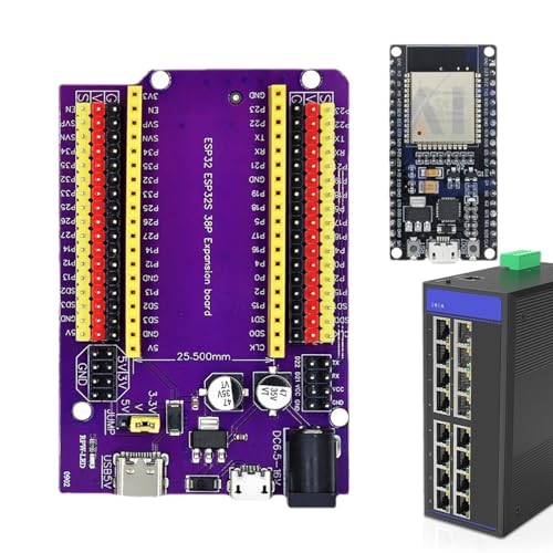 Breakout Board, Junta De Desarrollo, 38 polos ESP32S WiFi Módulo Development Board - ESP32 Breakout Board, Multifuncional WLAN Expansion Board for IoT Development