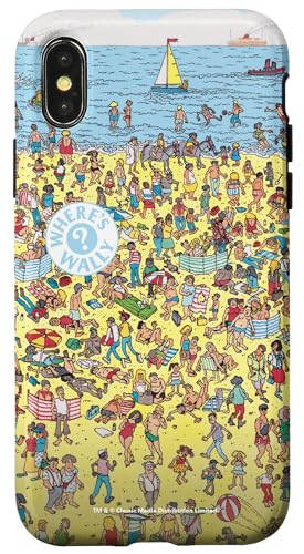 ウォーリーをさがせ the Beach Scene Front & Back スマホケース iPhone X/XS 用