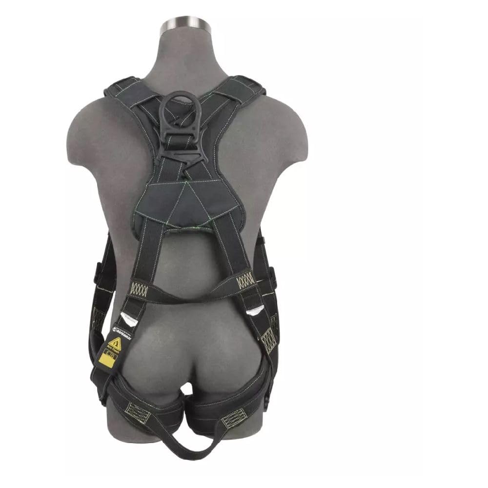 Safewaze 022-1984 Arc Flash Full Body Harness: DE 1D, DE QC Chest/Legs (XL)
