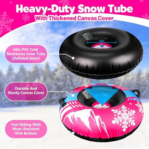 Snowtube 122 cm mit Canvas-Abdeckung – Bild 5