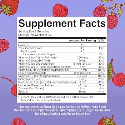 MARYRUTH'S Kids Vitamins | Multi | 2 Gummies a Day | 60 Count