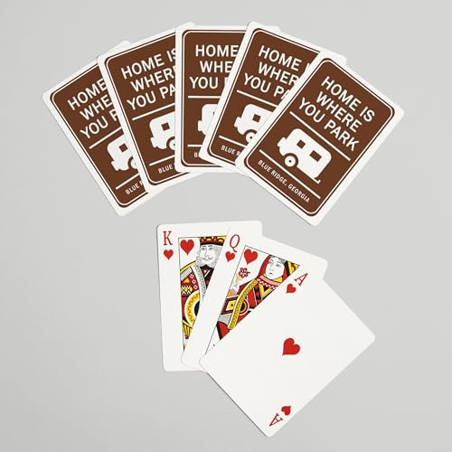 Lantern Press Baraja Poker Blue Ridge Georgia 52 Cartas miniatura 7