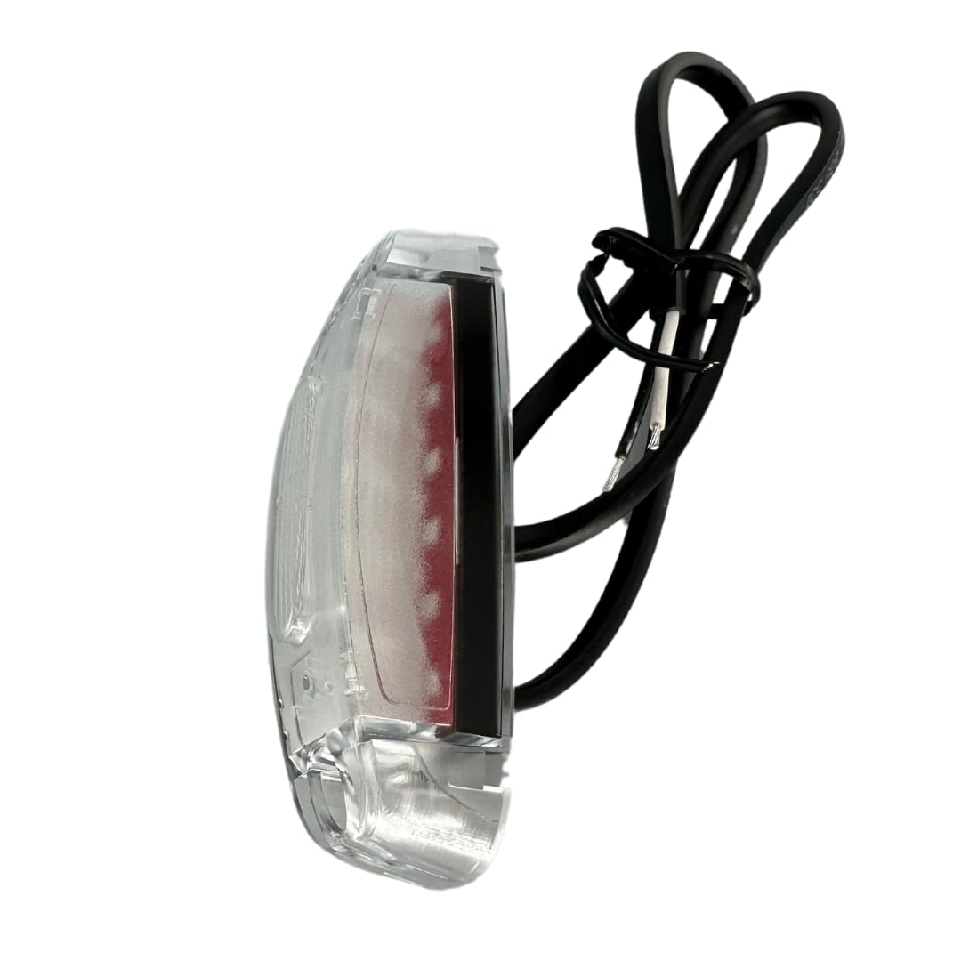 2 x LED luce di ingombro luce di posizione 12-24V, 3 colori: bianco, rosso, arancione per camion rimorchi auto, rimorchi, caravan ecc.