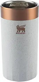 Stanley - Copo prismático isolado para cocktails, antiderrapante, para bebidas quentes ou frias, 381 ml, Ash Bronze